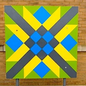 Railroad Crossing Barn Quilt