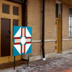 Prosperity Barn Quilt at the Historic Staples Depot.