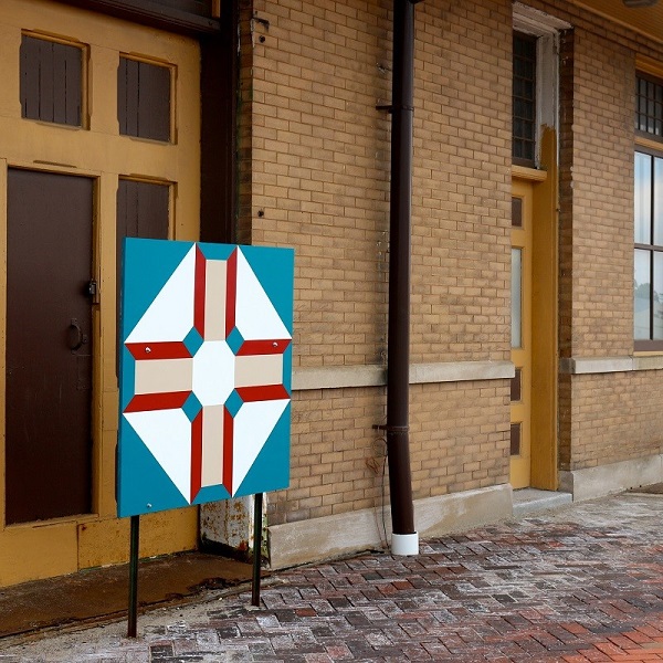 Prosperity Barn Quilt at the Historic Staples Depot.